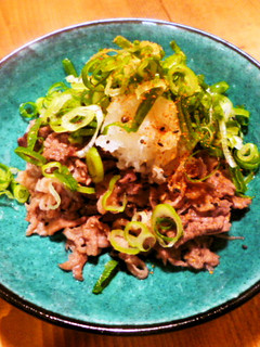 牛肉のネギおろし盛り♪-レシピのメイン写真