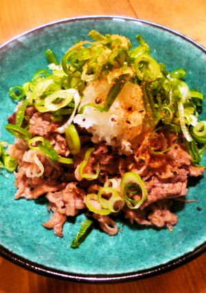 牛肉のネギおろし盛り♪-レシピのメイン写真