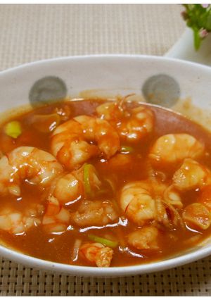 レンジで海老チリ-レシピのメイン写真