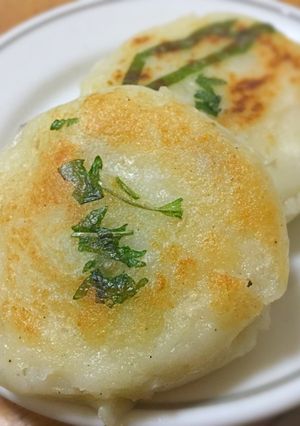 しそチーズ入りいももち！-レシピのメイン写真