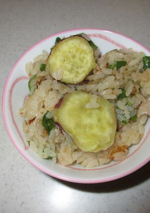 ネギが決め手の中華風さつま芋ご飯-レシピのメイン写真