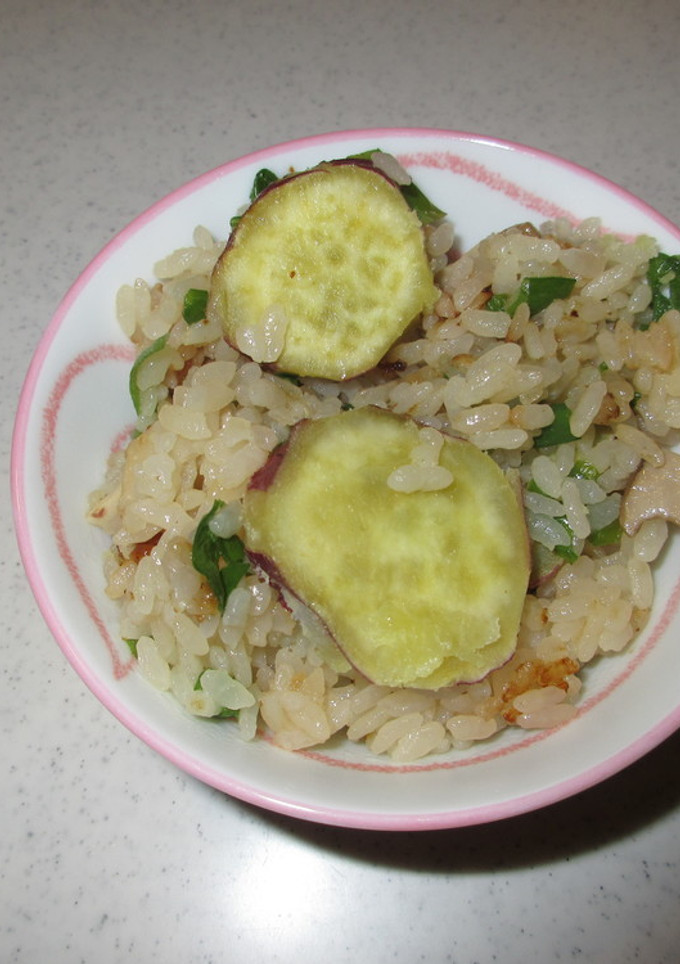 ネギが決め手の中華風さつま芋ご飯-レシピのメイン写真