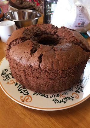 ショコラシフォンケーキ-レシピのメイン写真