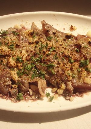 マグロの昆布締めヌーヴォ風味粉チーズ焼き-レシピのメイン写真