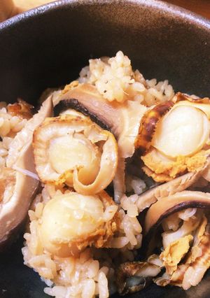 帆立の炊き込みごはん-レシピのメイン写真