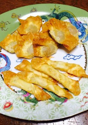 みんな大好き♡揚げワンタン&揚げチーズ-レシピのメイン写真