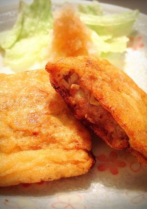 油揚げで！"きつねバーグ"-レシピのメイン写真