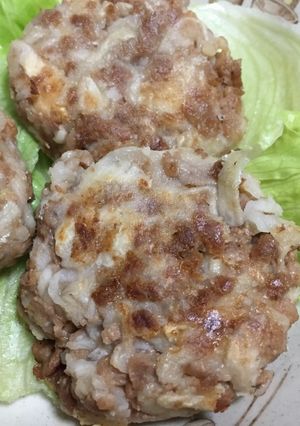大豆のお肉で簡単ヘルシーハンバーグ-レシピのメイン写真
