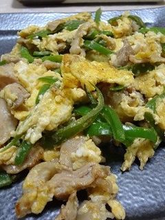 豚肉とピーマンの玉子炒め-レシピのメイン写真