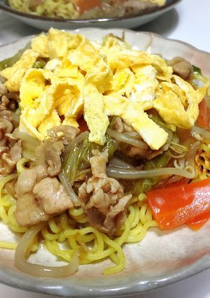 冷蔵庫にあるものであんかけ焼きそば-レシピのメイン写真