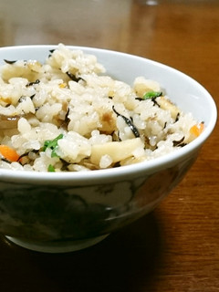 沖縄じゅーしー しいたけの戻し汁炊き-レシピのメイン写真