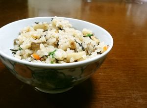 沖縄じゅーしー　しいたけの戻し汁炊き-レシピのメイン写真