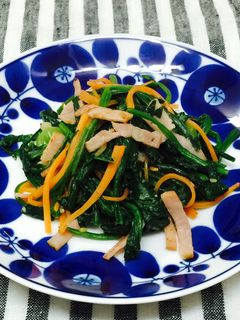 ほうれん草のベーコン炒め-レシピのメイン写真