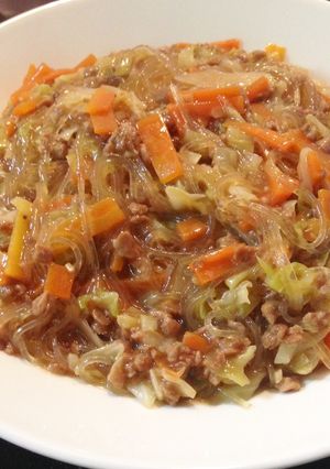 畑のお肉で麻婆春雨-レシピのメイン写真