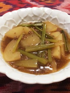 丸ごと美味しく♡かぶのそぼろあんかけ♪-レシピのメイン写真