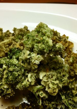 パセリで天麩羅♪インド風味╰(°ㅂ°)╯-レシピのメイン写真