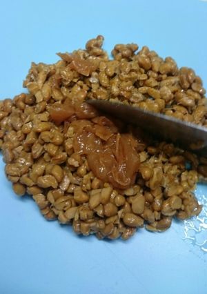 梅肉のひきわり納豆-レシピのメイン写真