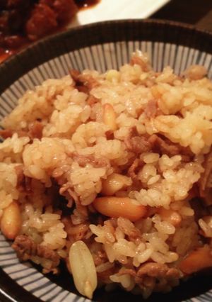 落花生と豚肉で中華風炊き込みご飯-レシピのメイン写真