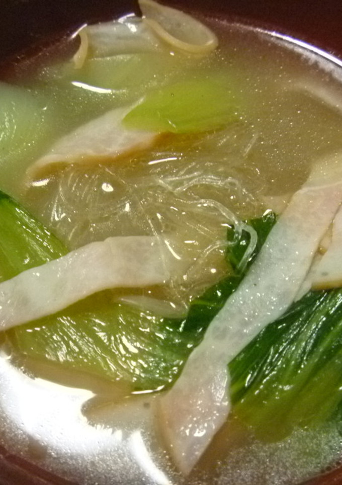 はるさめと青梗菜の中華スープ-レシピのメイン写真