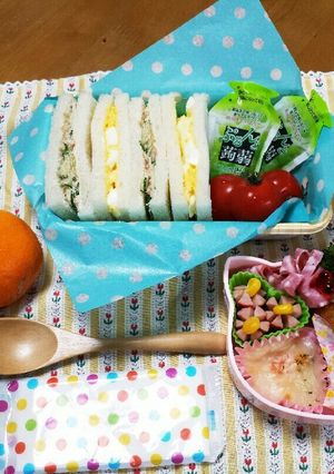 サンドイッチ弁当～第２♪-レシピのメイン写真