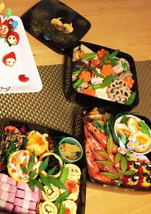 1月1日元旦誕生日おせち-レシピのメイン写真