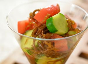 もずくトマト胡瓜のイタリアンもずく酢-レシピのメイン写真