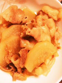 大根と豚バラ肉の煮物-レシピのメイン写真