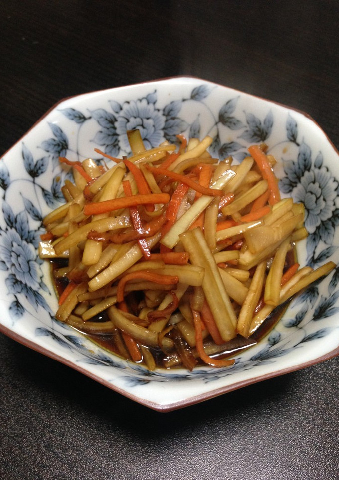 野菜の皮で作るきんぴら-レシピのメイン写真