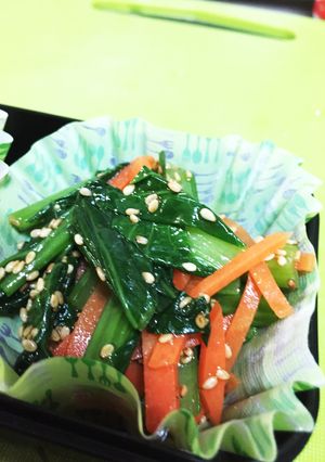 簡単！にんじんと小松菜のナムル-レシピのメイン写真