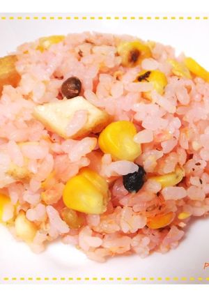 桜でんぶの厚揚げヘルシーカラフル炒飯☆-レシピのメイン写真