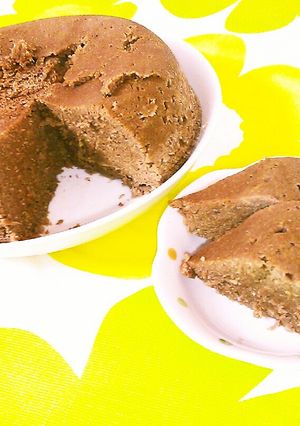 しっとり♪レンジでおからの珈琲蒸しケーキ-レシピのメイン写真
