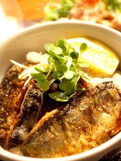 バター香る♡簡単激ウマ秋刀魚の蒲焼き丼-レシピのメイン写真