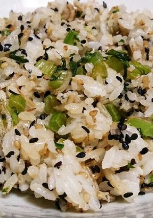 カルシウムたっぷり♪ゴマゴマ炒飯♪-レシピのメイン写真