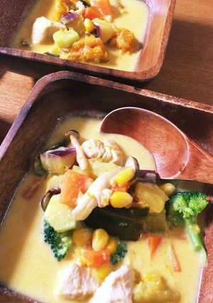 残り野菜のほっこりチャウダー-レシピのメイン写真