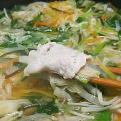 รูปของ 鍋飽きたら！千切り野菜のしゃぶしゃぶ巻き