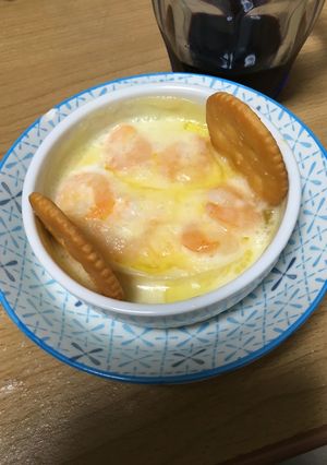 簡単！エビとリッツのココットかマン-レシピのメイン写真
