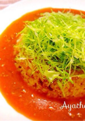 坦々肉チャーハンあんかけ-レシピのメイン写真