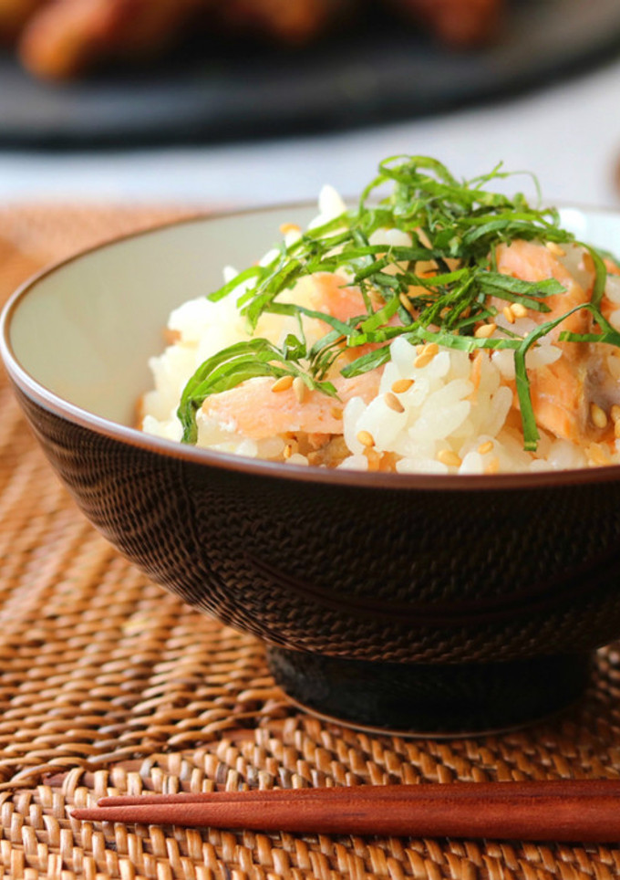 液体塩こうじで鮭と大葉の炊き込みご飯-レシピのメイン写真