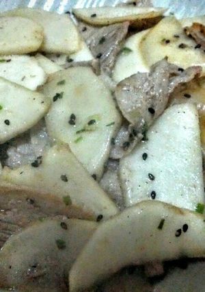 かぶと豚バラのオイ酢ッパーソース炒め-レシピのメイン写真