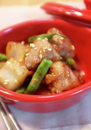 【作り置き】豚肉とレンコンの甘辛炒め煮-レシピのメイン写真