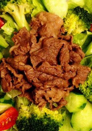 【野菜たっぷり】温かい牛肉サラダ-レシピのメイン写真