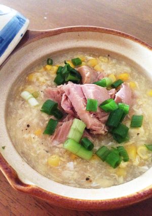 朝御飯に優しい♪シーチキン中華スープご飯-レシピのメイン写真