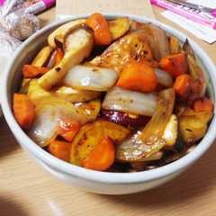 รูปของ 野菜たっぷり☆黒酢で揚げない酢鶏