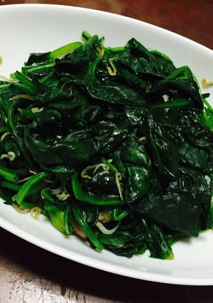 ✩青菜としらすのごま油炒め✩-レシピのメイン写真