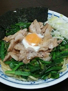 簡単!スタミナ満点油そば (まぜそば)-レシピのメイン写真
