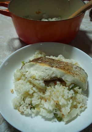 鯛の炊き込みご飯♪1人前で簡単☆鱈、鮭も-レシピのメイン写真