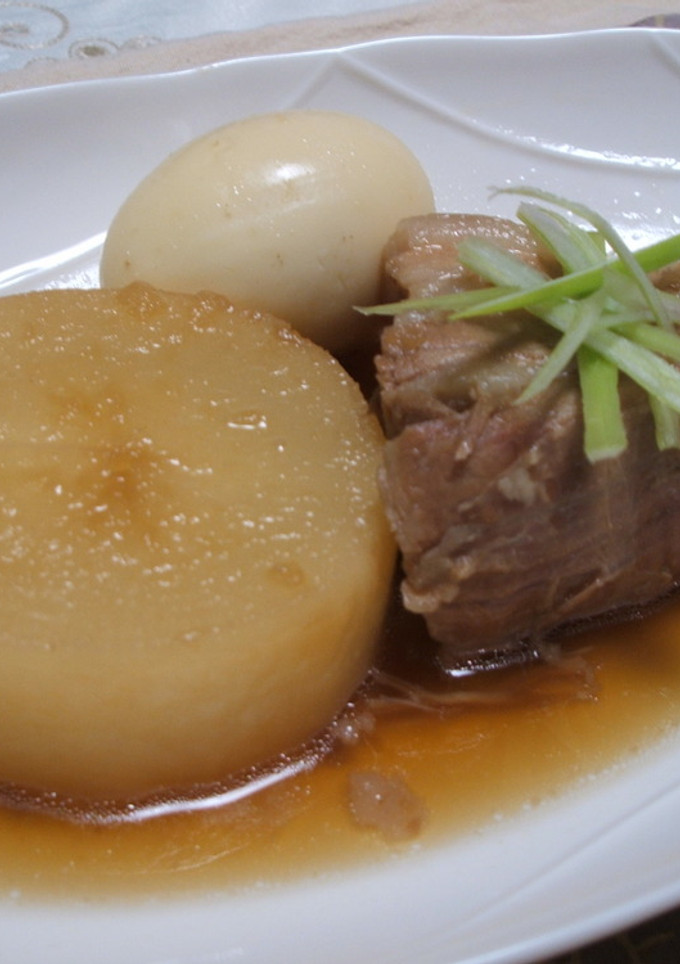 圧力鍋★豚の角煮＋大根★-レシピのメイン写真
