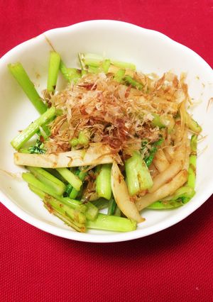 あまったカブの葉の炒め物-レシピのメイン写真