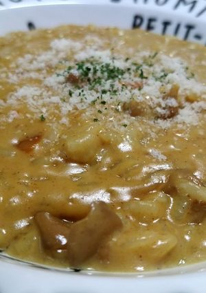 ランチに簡単！残りカレーでカレーリゾット-レシピのメイン写真