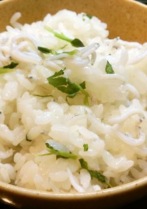 まぜるだけ♪三つ葉としらすの混ぜご飯-レシピのメイン写真